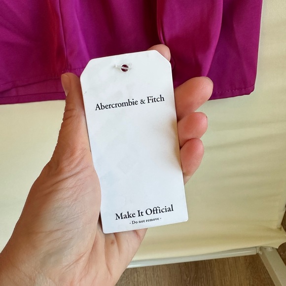 NWT Abercrombie A&F Camille Maxi Satin Tank Dress, size M - Picture 6 of 7